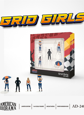 American Diorama 1:64 合金人偶 Diecast Figure - Grid Girls