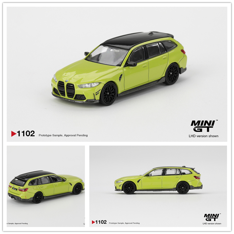 【预售】MINIGT 1:64 宝马BMW M3 M Performance Touring Sao 黄