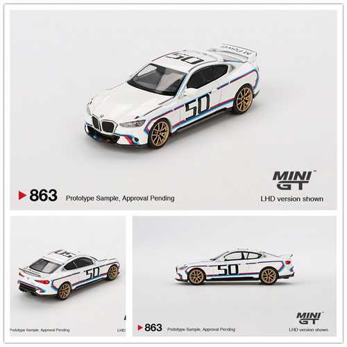 MINIGTBMW3.0CSLWhite车模