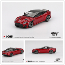 MINIGT 1:64 Aston Martin DBS Hyper Red 仿真合金汽车模型