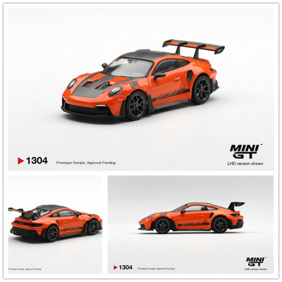 【预售】MINIGT 1:64 保时捷 Porsche 911 (992) GT3 RS 海湾橙