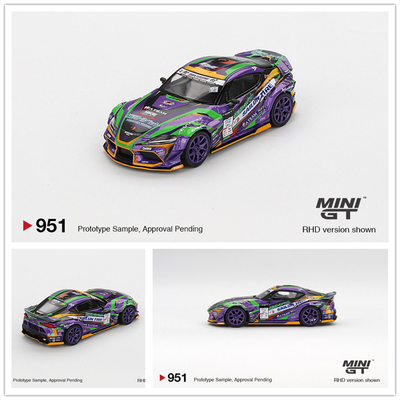 MINIGT 1:64 Toyota GR Supra KUHL 2021 D1GP EVANGELION RACING