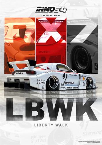 INNO马自达RX7(FD3S)白合金车模