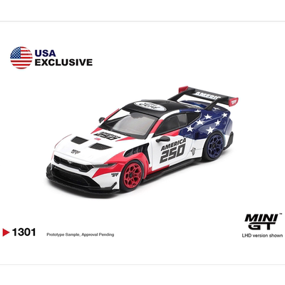 MINIGT 1:64 1301号 福特 Ford Mustang GTD 美国特别版左肽 车模