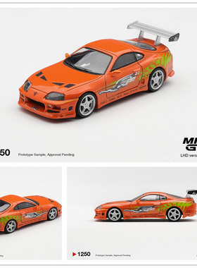 【预售】MINIGT 1:64 丰田 Toyota Supra BOMEX 仿真合金汽车模型