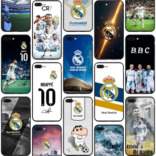 皇马手机壳适用苹果三星vivo小米魅族OPPO一加华为荣耀红米全包硅胶防摔定制球星姆巴佩贝林厄姆C罗巴尔韦德