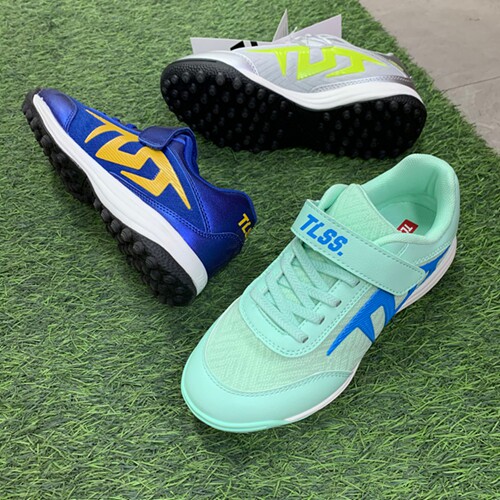 狂人正品2025儿童款魔术贴TF碎钉宽脚缓震透气人造草训练足球鞋