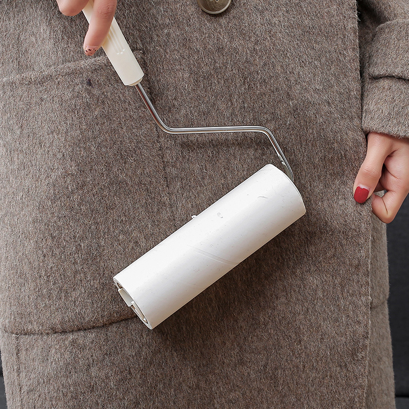 点断式16cm粘尘纸粘毛器 家居粘毛纸可撕式衣物除尘纸除尘滚