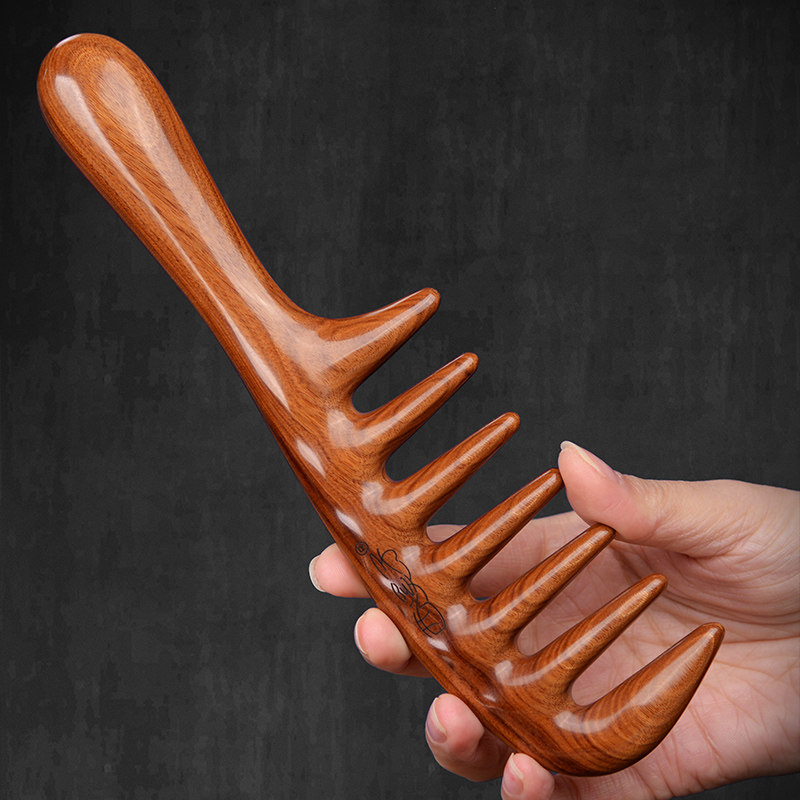 西溪子大齿檀木梳子木梳檀香木卷发宽齿按摩头皮经络女士专用长发,家庭/个人清洁工具,梳子/化妆梳/按摩梳,淘宝优惠券,粉丝福利购,淘宝优惠卷