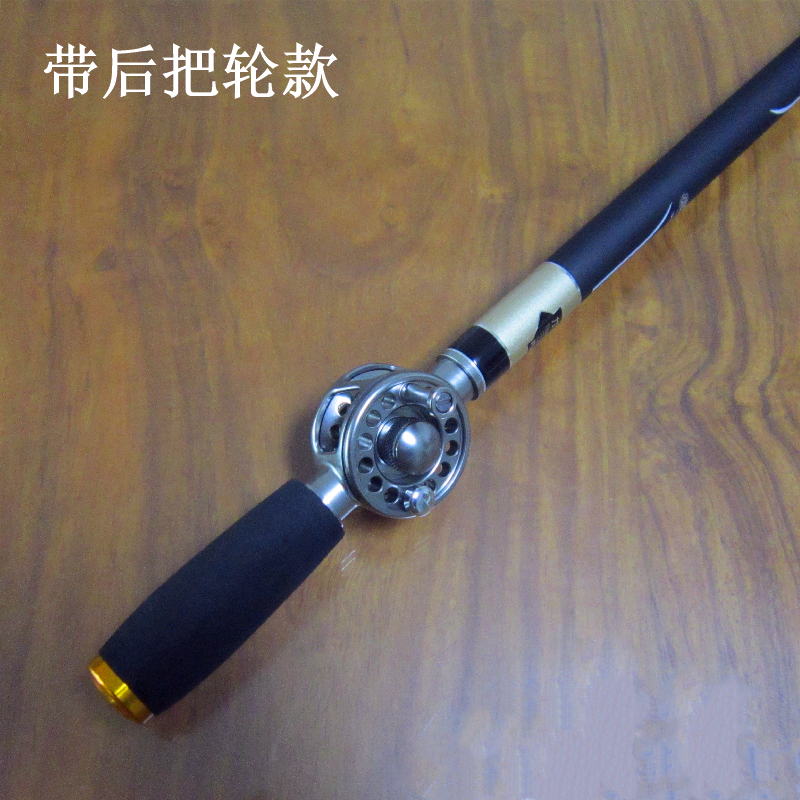 冰钓中通竿19调6H超轻硬高碳内走线冰钓竿2米超短28调中通杆套装