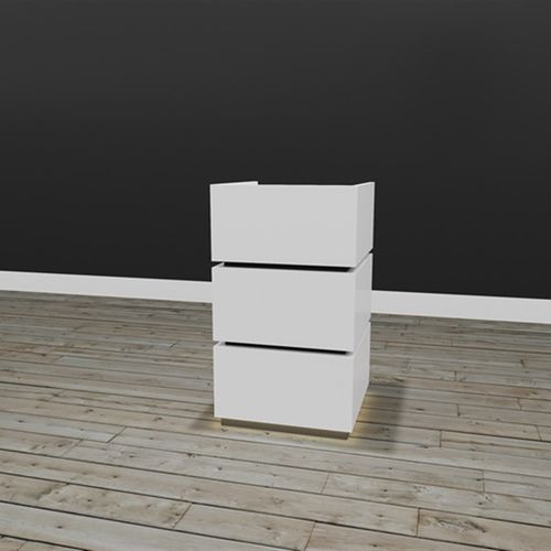 弧形烤漆小前台接待台迎宾台咨询台店铺小型导购吧台收银台导诊台