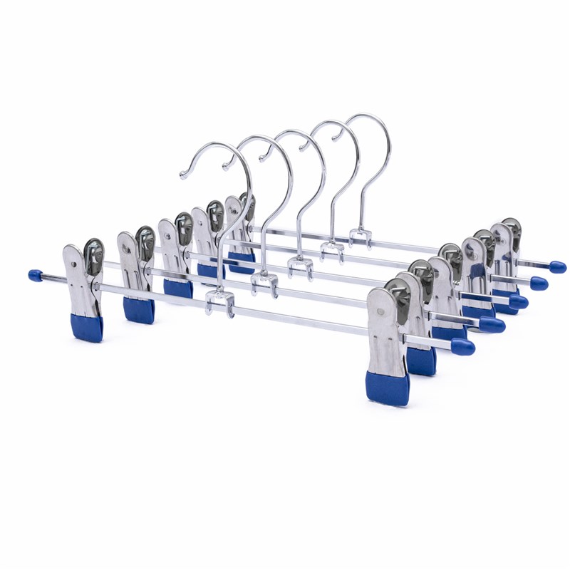 裕祥裤架夹子裤夹子家用无痕衣架带夹子裤子专用不锈钢裤挂晾衣夹