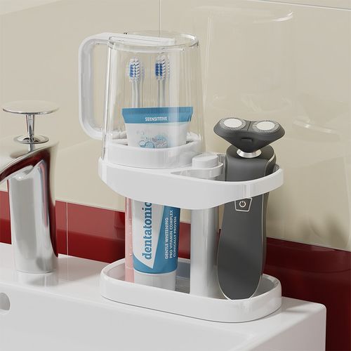 漱口杯牙杯住校学生宿舍用刷牙杯子洗漱杯套装用品电动牙刷收纳盒