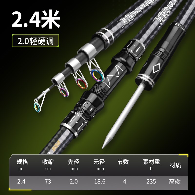 海竿远投竿碳素超硬海杆抛竿甩杆全套装鲢鳙大物海钓专用鱼竿