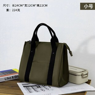 高品质轻奢拉链饭盒袋上班族大容量手提保温袋防水加厚铝箔便当包