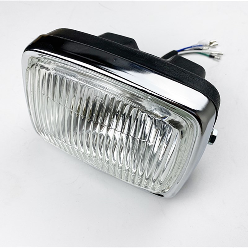 摩托车大灯 嘉陵70 JH70军绿圆大灯 嘉陵建设48Q助力车方灯 圆灯