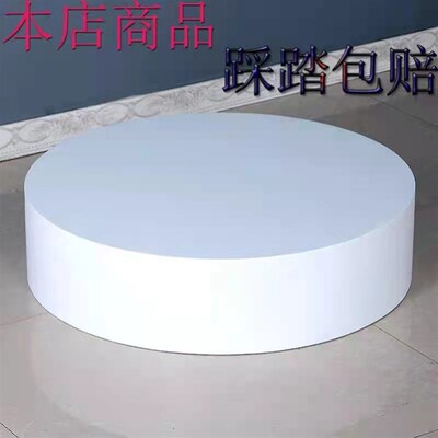 直播舞台烤漆台子网红站台圆形模特地台婚纱店摄影橱窗服装展示台