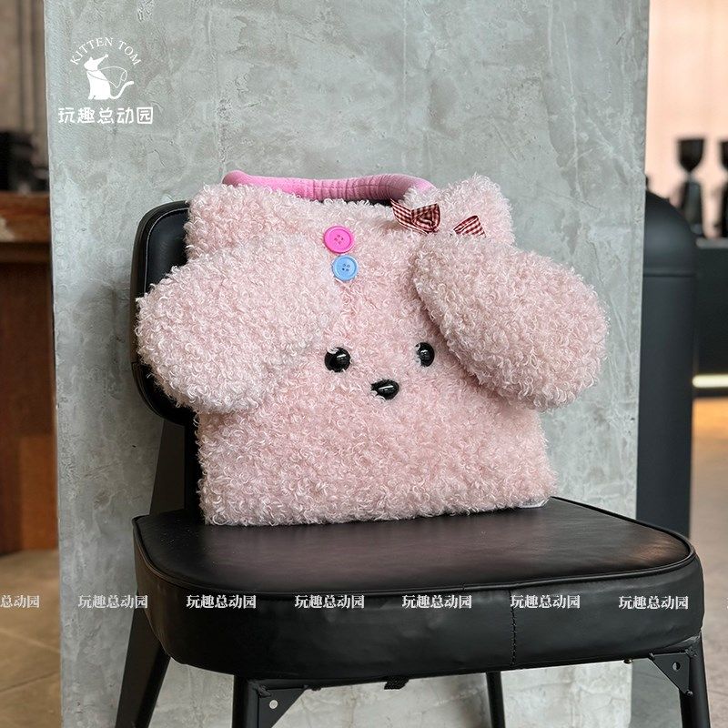 趣味大耳朵狗狗抱枕被子两用办公室靠枕垫午睡毯子二合一车载枕头,居家布艺,抱枕被,淘宝优惠券,粉丝福利购,淘宝优惠卷