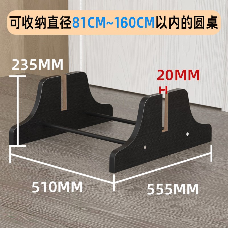 落地式圆形桌面钢化玻璃展示架桌子底座支架圆桌旋转盘餐桌收纳架