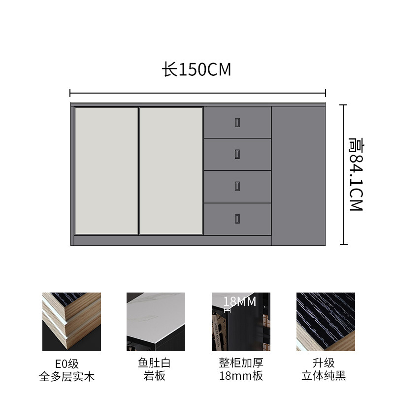 双面隔断柜客厅玄关酒柜25超薄20cm新款实木岩板沙发靠背餐柜30
