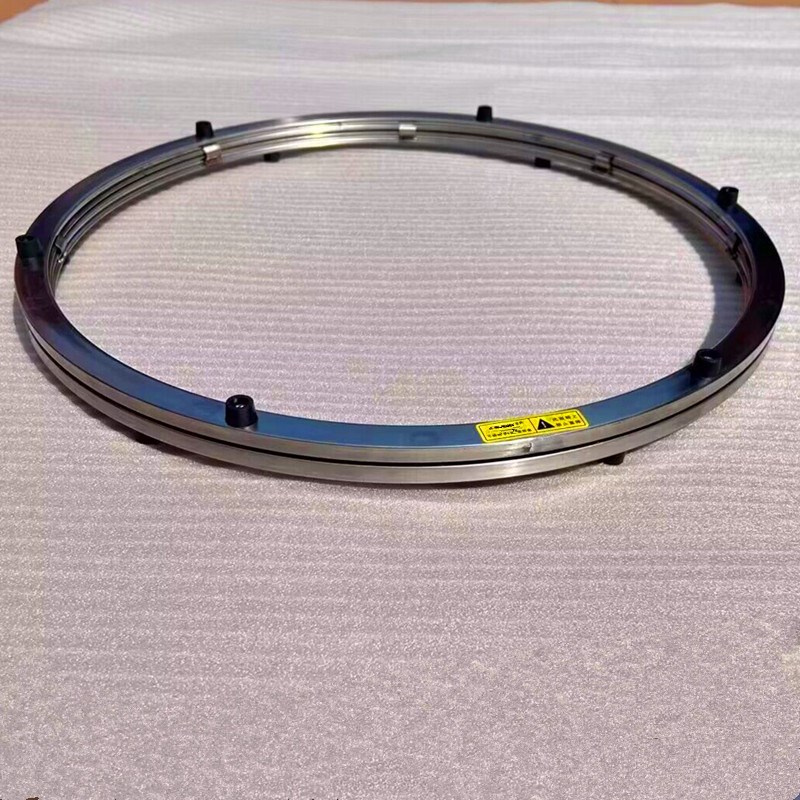 餐桌旋转底座不锈钢转盘轴承实木玻璃滑轮大理石轨道圆形导轨家用