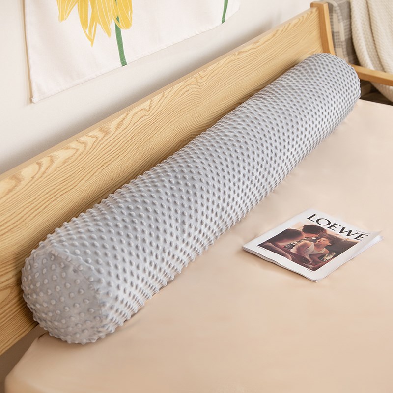 抱枕套无枕芯豆豆绒圆柱长条抱枕女生睡觉夹腿长条枕床上靠枕垫脚