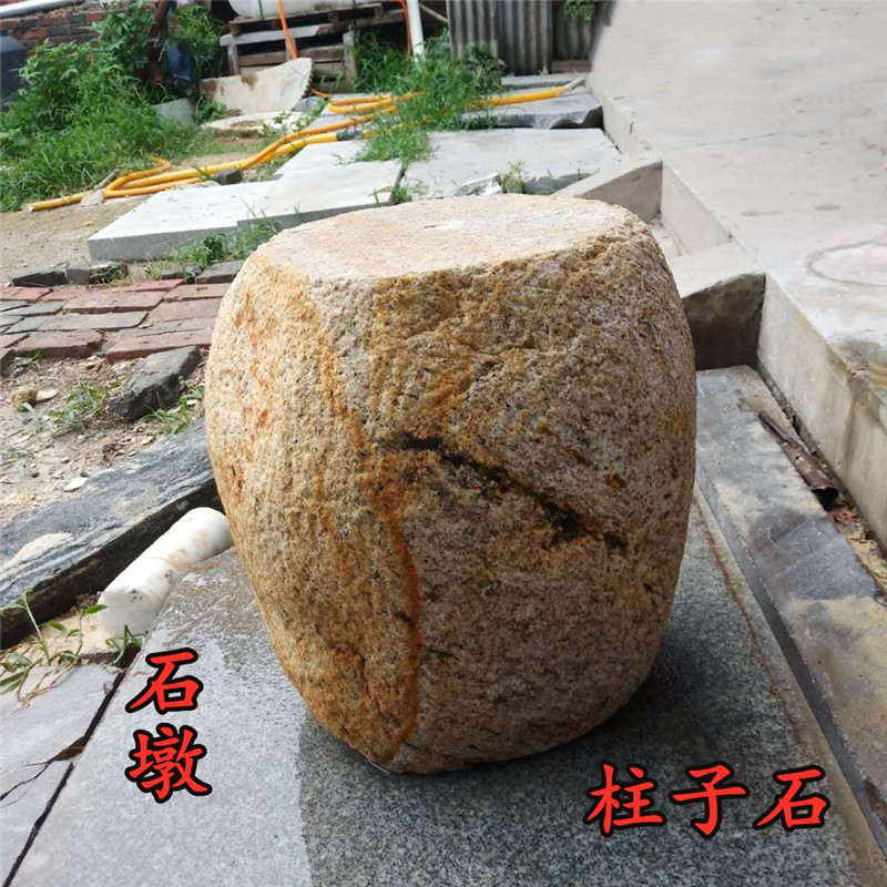 天然鹅卵石服装衣架底座底盘石头墩支架岩石河卵石服装店装饰布景