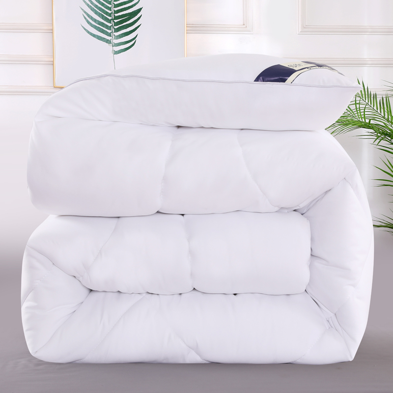 冬被加厚保暖水洗棉被子芯2.0/1.8X2.2X2.4米床羽丝10/12/14/16斤