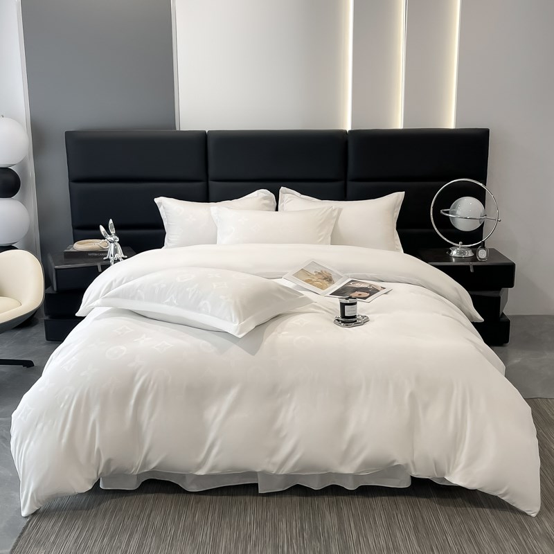 被套三件套纯色床裙款150x200x230床单水洗棉单件询宿舍2024新款