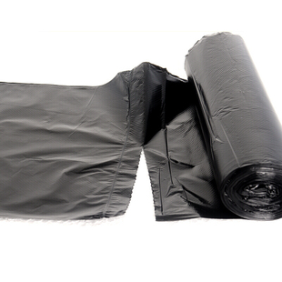 家用实惠装 150只 黑色加厚商用 60cm 2包 背心垃圾袋手提式