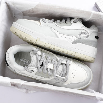 李宁秋冬款加厚板鞋男鞋2025冬季新款001 BTC舒适软底潮流休闲鞋