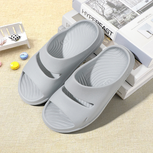 liming李宁拖鞋男2025新款防臭防滑踩屎感一字拖厚底软弹外穿凉鞋