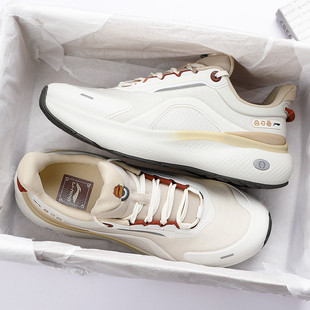 plus2休闲鞋 健步鞋 男2025冬季 防泼水防滑保暖运动鞋 新款 李宁soft