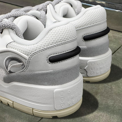 李宁秋冬款加厚板鞋男鞋2025冬季新款001 BTC舒适软底潮流休闲鞋