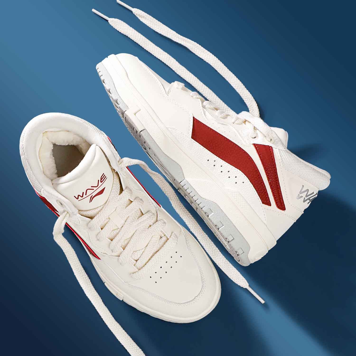 李宁惟吾MID板鞋男2025冬款加绒舒适保暖软弹中帮休闲鞋AGCU159,运动鞋new,运动休闲鞋,淘宝优惠券,粉丝福利购,淘宝优惠卷