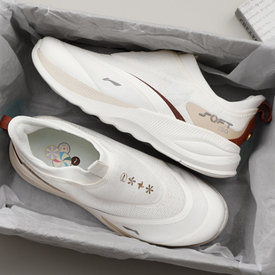 go2代一脚蹬休闲鞋 透气运动鞋 男款 夏季 AGLV005 2025新款 李宁soft