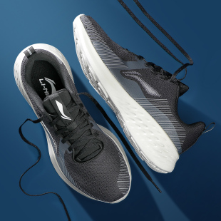 李宁轻质新款跑步鞋2025夏季新款软弹男鞋网面透气运动鞋AGLV221