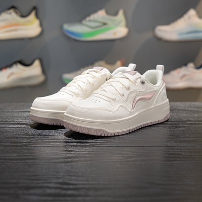 李宁天迹SOFT休闲鞋女2026春季新款轻便软弹舒适女鞋透气低帮板鞋