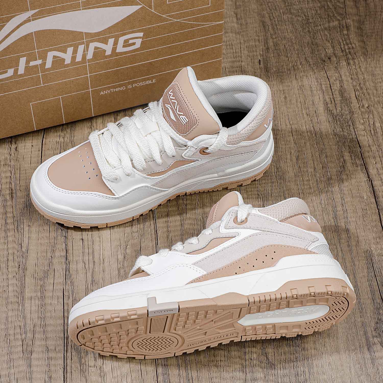 李宁草莓熊鞋子板鞋女2025春季新款姜饼人高帮软底休闲鞋AGCU176,运动鞋new,板鞋,淘宝优惠券,粉丝福利购,淘宝优惠卷