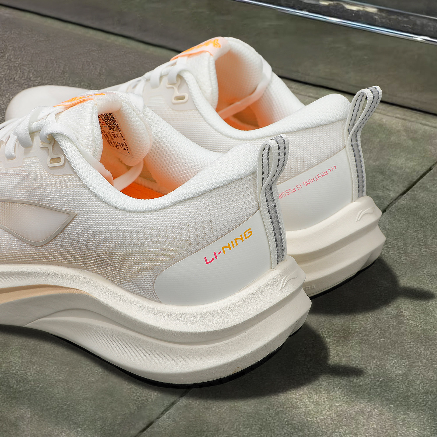 李宁赤兔8女子跑步鞋2025冬季新款春款加厚跑鞋百搭舒适潮流女鞋