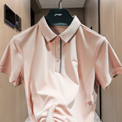 李宁短袖POLO衫女款2024春季新款