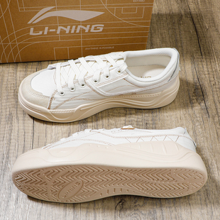 男女同款 休闲鞋 2025新款 低帮经典 AGCV065 情侣时尚 李宁轻帆帆布鞋