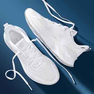 李宁越影4代跑步鞋男女款2025新款软弹网面透气运动鞋ARHV021/022