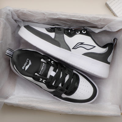 李宁经典板鞋男款2025新款夏季透气小白鞋软弹轻便潮流休闲鞋男鞋