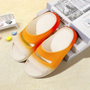 liming李宁拖鞋男2025新款防臭防滑踩屎感一字拖厚底外穿沙滩凉鞋