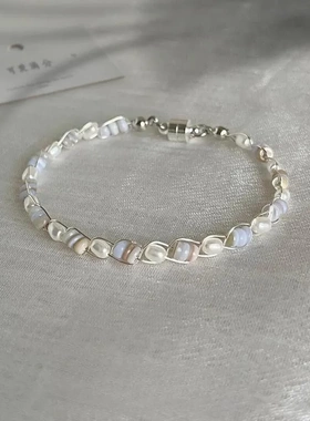 「拾贝」法式浪漫珍珠串珠手链精致高颜值配裙子手饰礼物