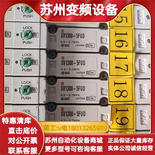原装SV1300-5FUD电磁阀，24VDC，0.