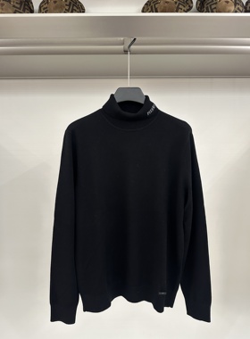 PIERRE PIERUCCI 25秋冬新款 男士字母刺绣高领针织衫 881G352535