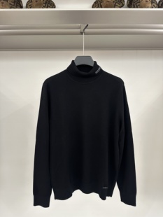 字母刺绣高领针织衫 PIERRE 男士 25秋冬新款 881G352535 PIERUCCI