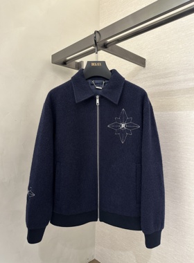 John Richmond 25秋冬新款 男士字母花卉刺绣夹克 JUH BAJ371165